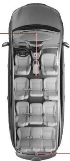 SSANGYONG Rodius (2005) - Lampe aux pieds Lampe arriere - 2