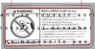 SSANGYONG Rodius (2005) - A VERTISEMENTS AU SUJET DES CEINTURES DE SECURITE - 2