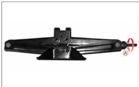 SSANGYONG Rodius (2005) - REEMPLACEMENT D'UNE ROUE DONT LE PNEU EST DEGONFLE - 1