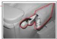 SSANGYONG Rodius (2005) - CEINTURES DE SECURITE DES SIEGES DE TROSIÈME ET DE QUATRIÉME RANGEE - 2