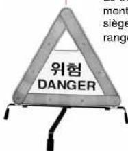 SSANGYONG Rodius (2005) - TRIANGLE D'AVERTISSEMENT - 2