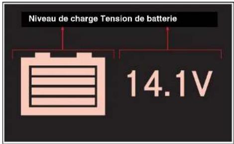 SSANGYONG Rodius (2005) - TENSION DE BATTERIE - 1
