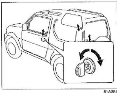 SUZUKI Jimny (2000) - Alarme de Clé de Contact (le cas échéant) - 4