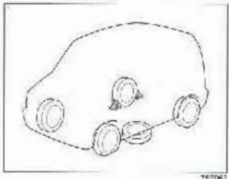 SUZUKI Swift (2012) - Instructions de mise sur cric - 1