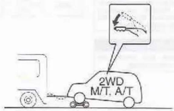 SUZUKI Swift (2012) - MODE DE REMORQUAGE A - 1