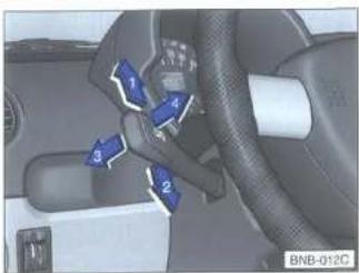 VOLKSWAGEN New Beetle (1999) - Levier des clignotants et des faux de route - 1