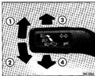 VOLKSWAGEN Touran (2004) - Levier des clignotants et de l'inverseur-codes - 1