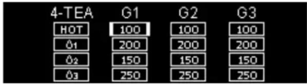 RANCILIO Classe 10 - Dosiereinstellungen - 2