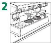 RANCILIO Classe 9 - Program the timer first - we recommend to use the «Cleaning reminder» - 2