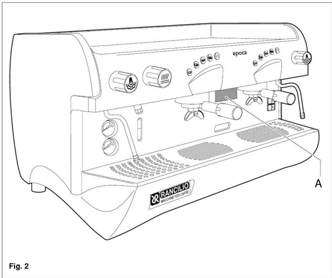 RANCILIO Epoca - 98/37/CE - 1