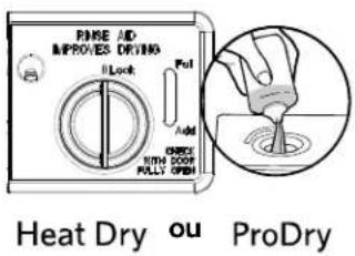 KITCHENAID KDFE304D - Sechage - L'emploi d'un agent de rincege est essentiel. - 1