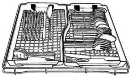 KITCHENAID KDFE304D - Panier pour ustensiles de cuisson (panier du niveau 3) - 1