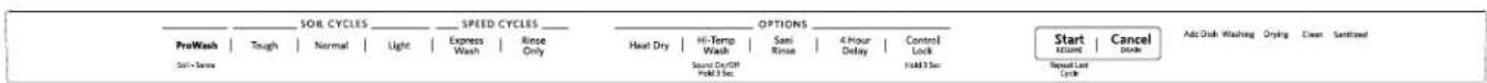 KITCHENAID KDFE304D - Description des programmes et options - 1