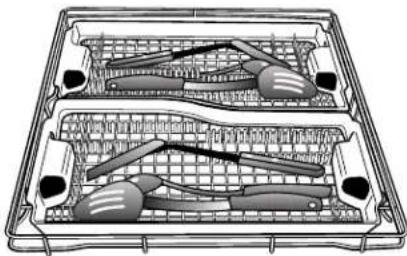 KITCHENAID Architect KDTE404DBL - Panier pour ustensiles de cuisson (panier du niveau 3) - 2