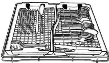 KITCHENAID Architect KDTE404DBL - Panier pour ustensiles de cuisson (panier du niveau 3) - 1
