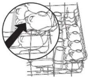 KITCHENAID Architect KDTE404DBL - SURE-HOLD® Cup and Stemware Holder - 1