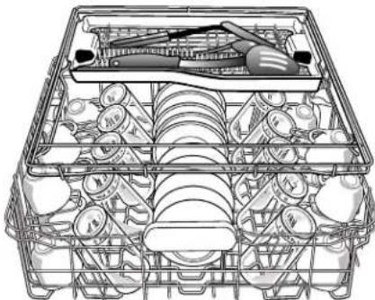 KITCHENAID Architect KDTE404DBL - Panier pour ustensiles de cuisson (panier du niveau 3) - 3