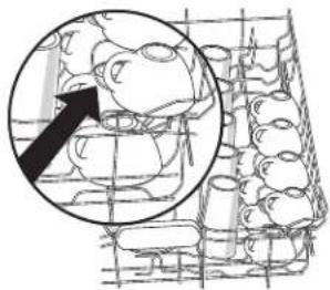 KITCHENAID Architect KDTE404DBL - Sujetador SURE-HOLD® para tazas y cristalería - 1