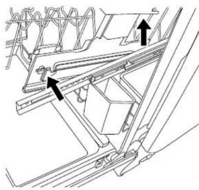 KITCHENAID Architect KDTE404DBL - Panier supérieur amovible (pour glissières Max SatinGlide®) - 1