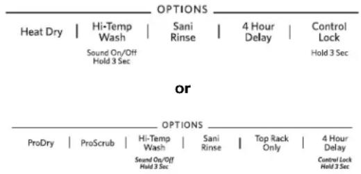KITCHENAID Architect KDTE404DBL - Select Options (vary by model) - 1