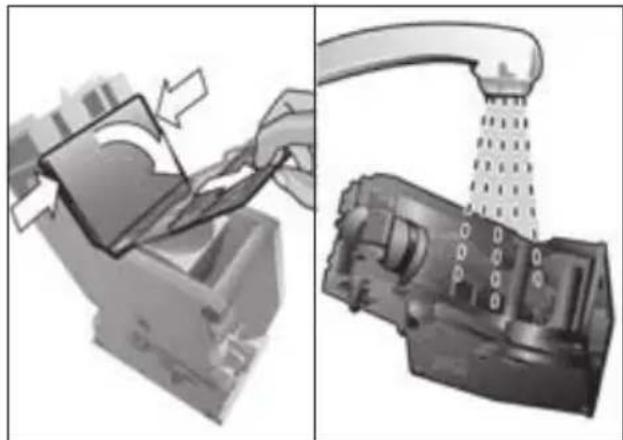 BOSCH TES71221RW - Zetgroep reinigen (afbeelding F) - 1