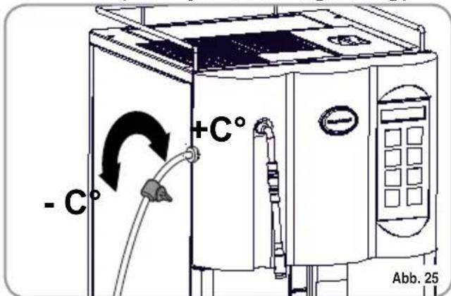 NUOVA SIMONELLI Microbar AD - Einstellung DER MILCHTEMPERATUR (Temperaturregelung) - 1