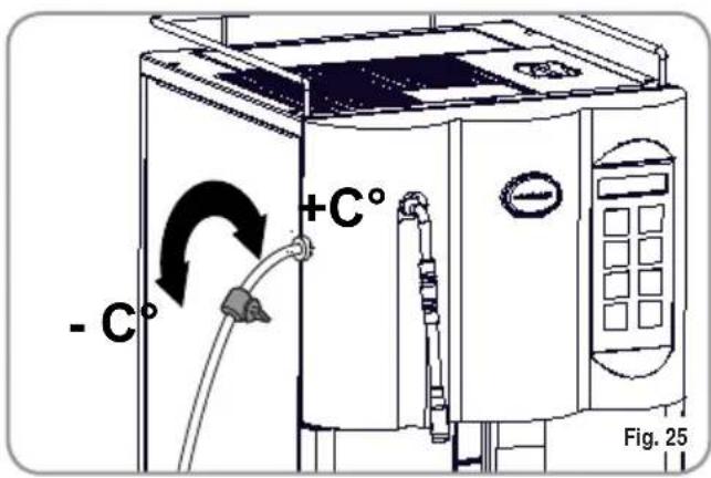 NUOVA SIMONELLI Microbar AD - REGOLAZIONE FLUSSO DEL LATTE (Regolazione Temperatura) - 1