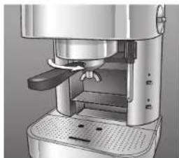 RIVIERA & BAR CE 340 A - Expresso à partir de café en dosette papierPréparation de la machine - 5