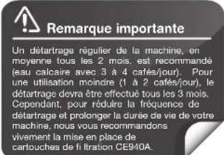 RIVIERA & BAR CE 440 A - détartrage - 1