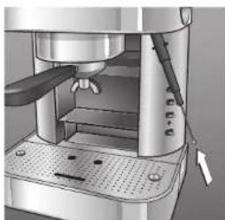 RIVIERA & BAR CE 440 A - Nettoyage de la buse articulée (5) et de l'embout "Spécial Cappuccino" (7) - 2