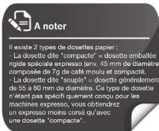 RIVIERA & BAR CE 440 A - Expresso à partir de café en dosette papierC. Production de café - 1