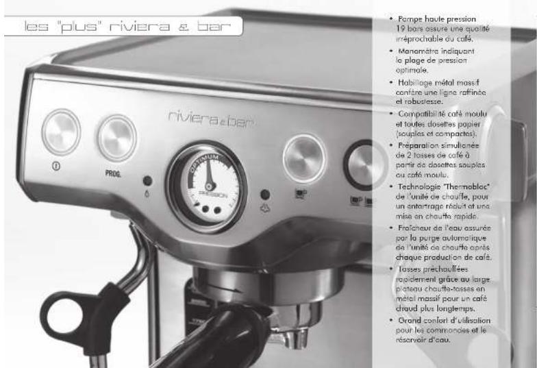 RIVIERA & BAR CE 826 A - notice d'utilisation - 3