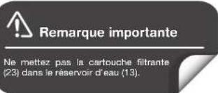 RIVIERA & BAR CE 820 A - Purge du circuit d'eau - 1