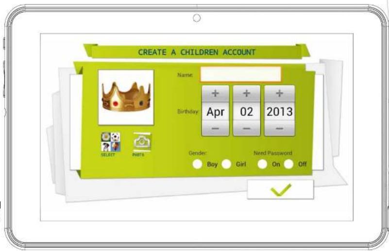 INGO Pro 7 - CREATE A CHILDREN ACCOUNT - 1