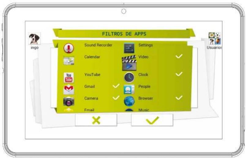 INGO Pro 7 - FILTRO DE APPS - 1