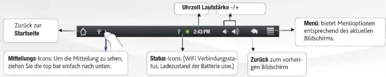 LENCO TAB701 - Applikations Tab - 1