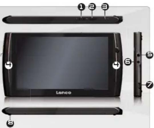 LENCO TAB701 - DESCRIPTION OF THE DEVICE - 1