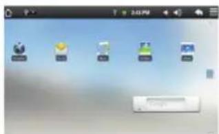 LENCO TAB701 - The extended Home screen - 1