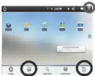 LENCO TAB701 - Customizing the Home screen items - 2