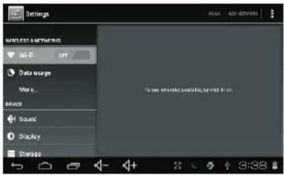 LENCO TAB711 - Verbinding makes met een Wi-Fi network - 3