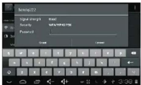 LENCO TAB711 - Verbinden met een Wi-Fi network - 1