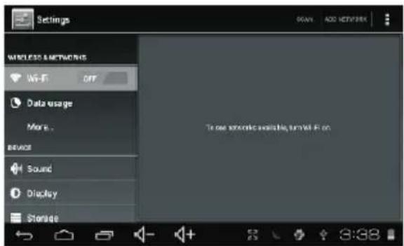 LENCO TAB711 - Connecteur à un réseau wi-fi - 3