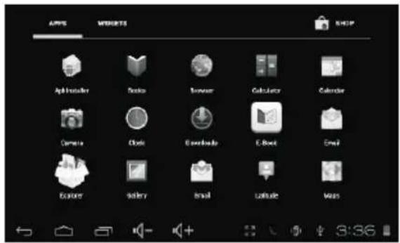 LENCO TAB711 - Anwendungen - 1