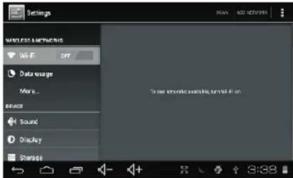 LENCO TAB711 - Verbindung mit einem Wi-Fi Netzwerk - 1