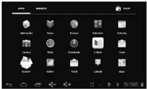 LENCO TAB711 - About Applications - 1