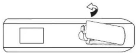 TOKAI LTL 1406 CK - Batteries Installation of Remote-Control Unit - 1