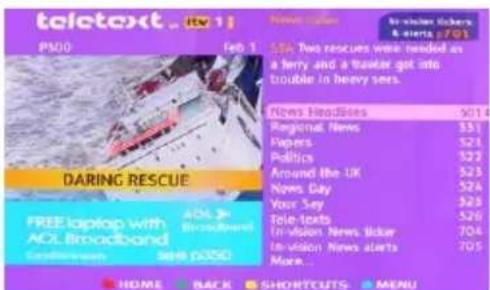 CHANGHONG E19X718 - MHEG5 (nur in Großbritannien und Nordirland verfügbar) - 2