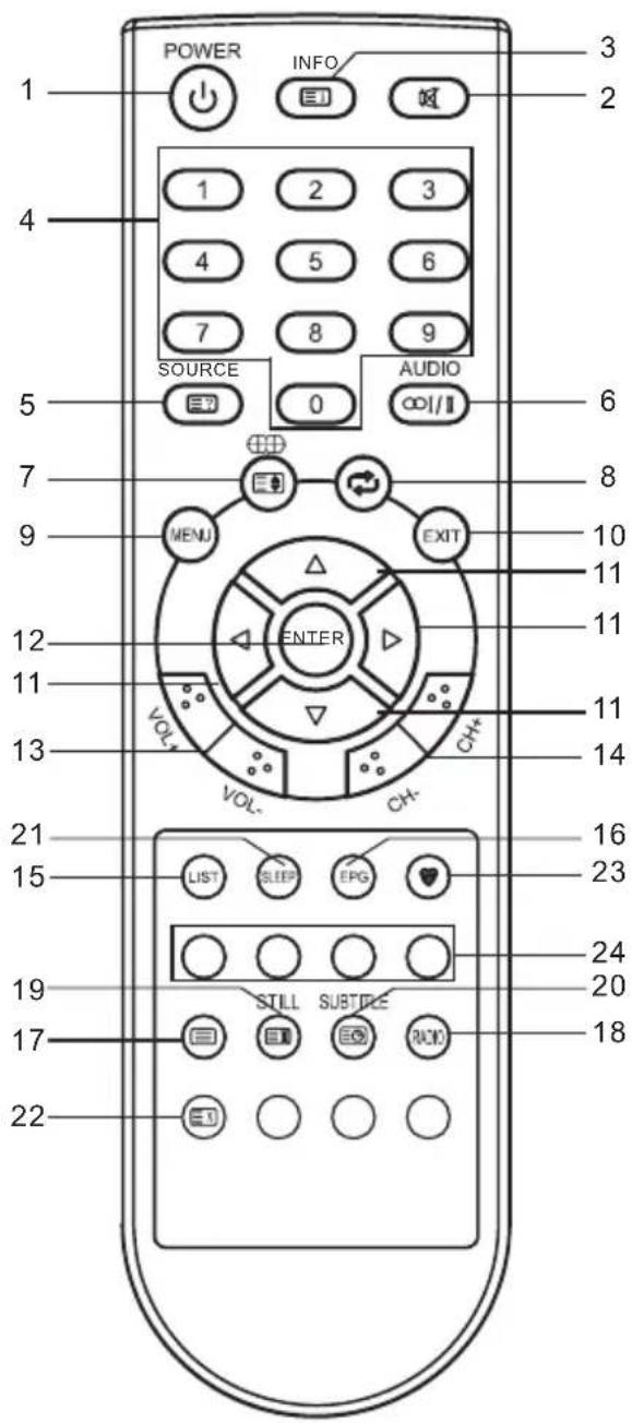 CHANGHONG E19X718 - Fernbedienung - 1
