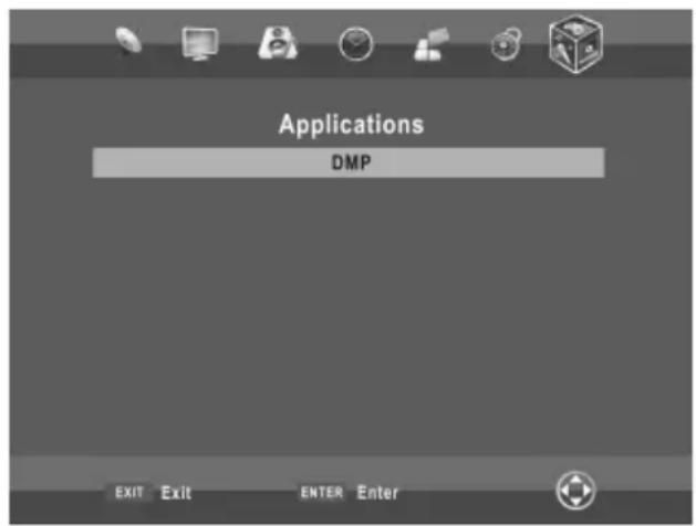 CHANGHONG EF22F718 - - De DMP-modus openen/afsluiten - 1