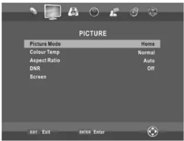 CHANGHONG EF22F718 - Configuration du menu son - 1